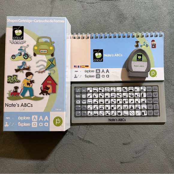Cricut NATE’S ABC shapes & fonts - Picture 1 of 11